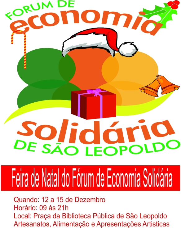 Feira de Natal da Economia Solidária.